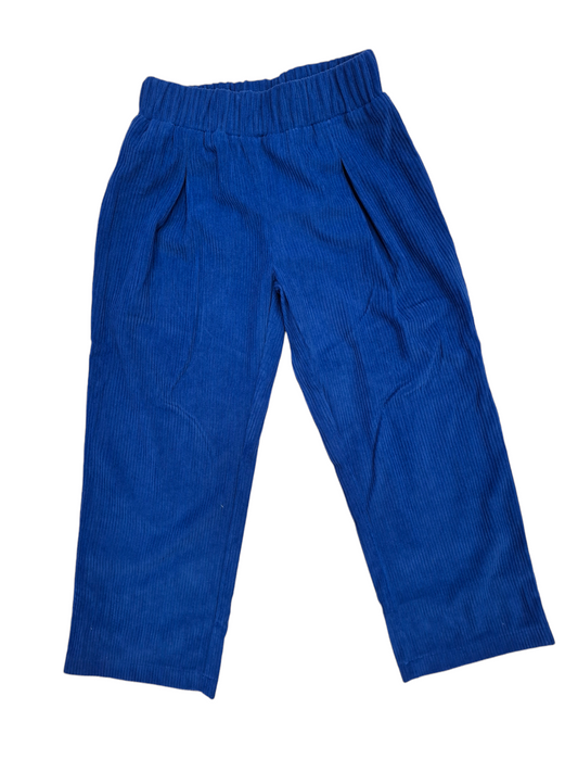 Pantalone velluto blu